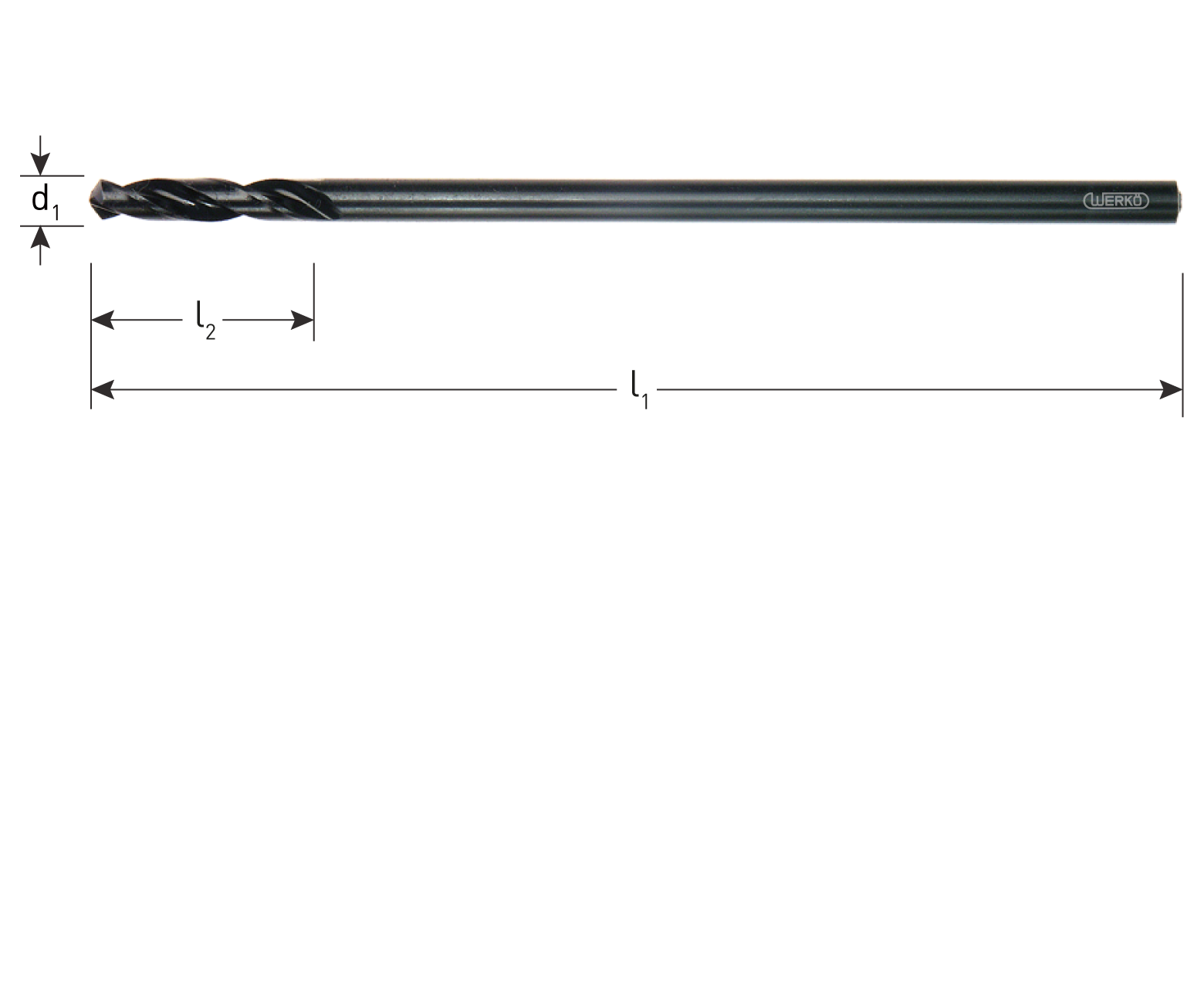 HSS-G Hohlprofilbohrer Typ '155', ø5,8x180mm