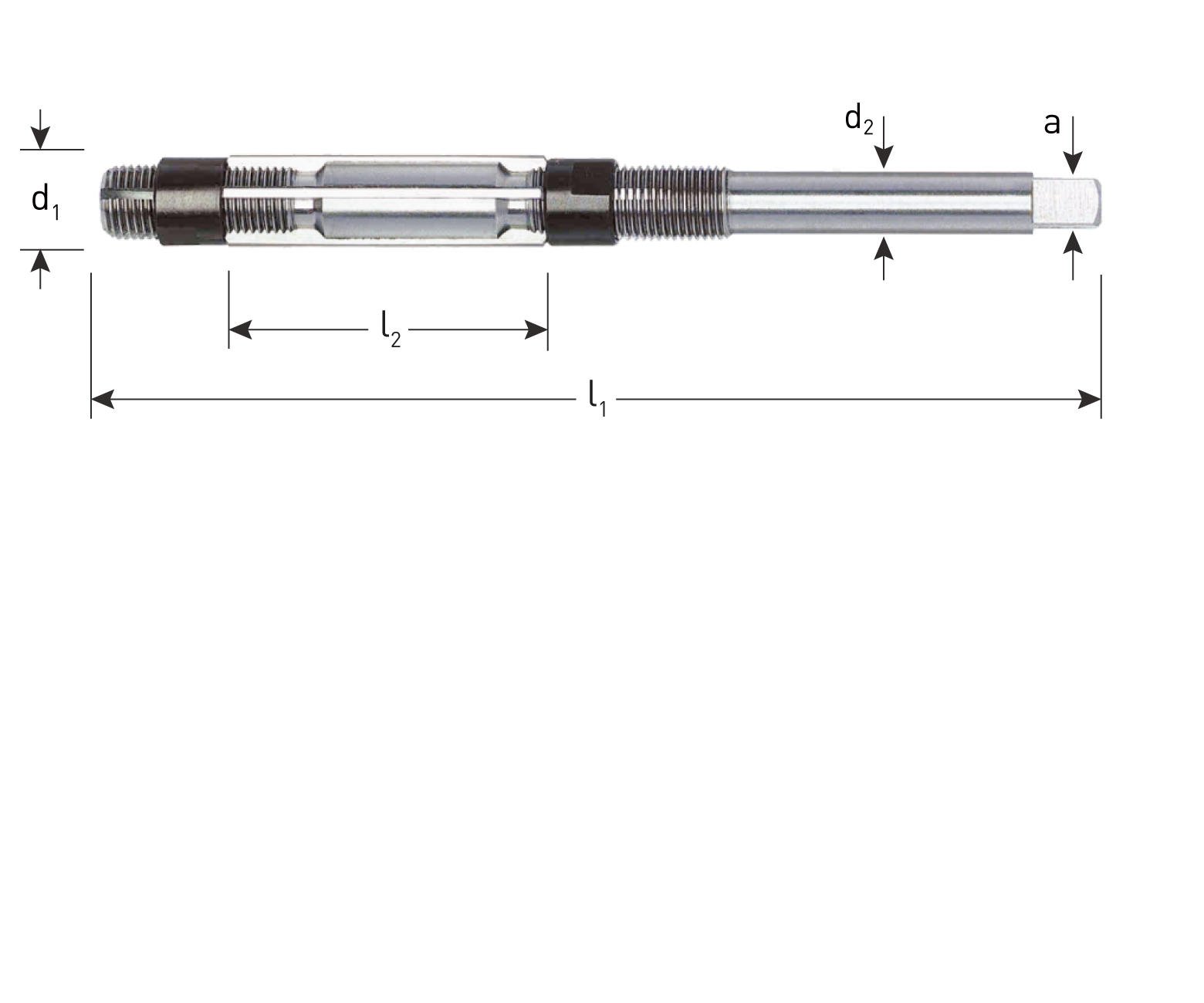 HSS-G verstelbare handruimer type '189', ø21,0 - 24,0mm