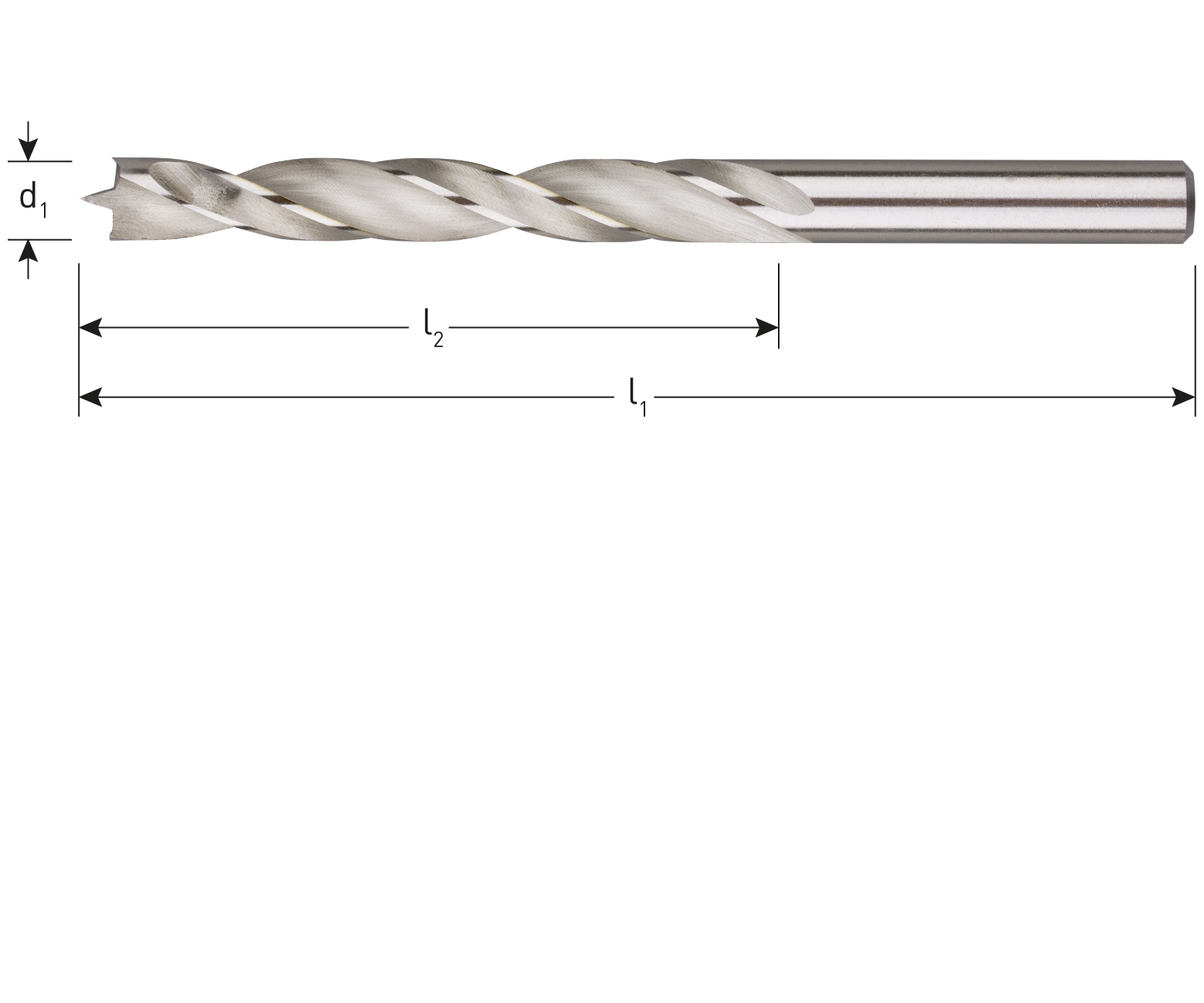 HSS-G Mèche à bois type '236', ø10 mm