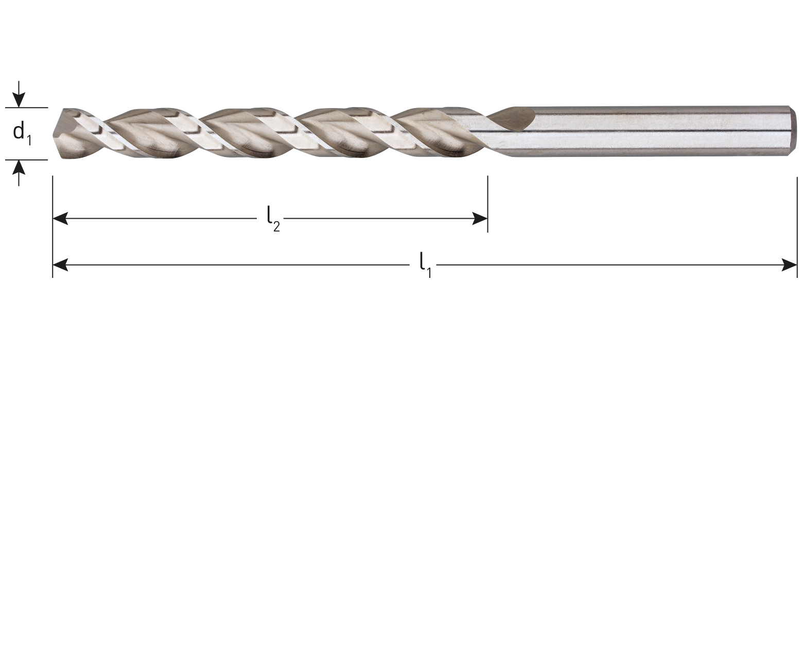 HSS-G Holzspiralbohrer Typ '262|TLS', ø4,0x43 mm, in EV-Pack