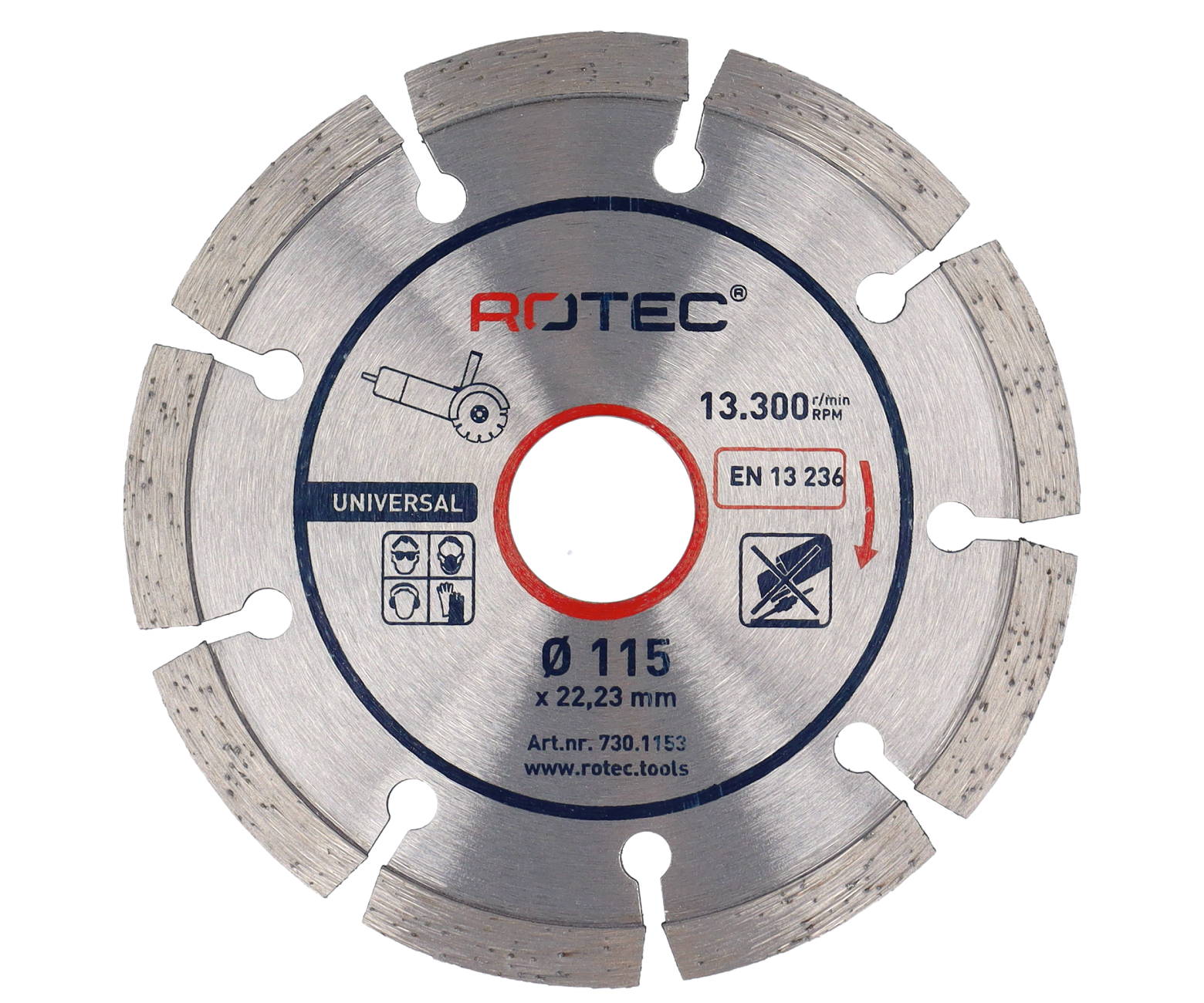 730.1153 Diamond saw blade UNIVERSAL OPTI-LINE