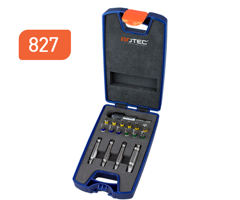 OPTI-LINE Screw removal bit set