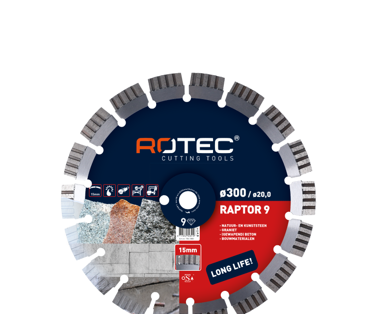 706.3002 Diamond saw blade RAPTOR 9