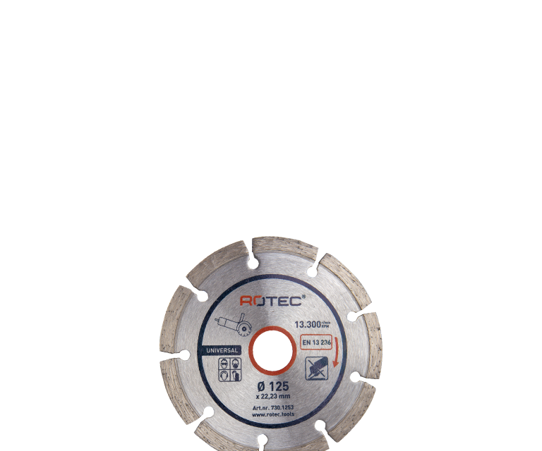 730.1253 Diamond saw blade UNIVERSAL OPTI-LINE