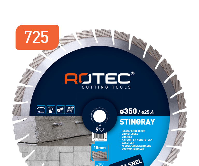 725.3502 Diamond saw blade STINGRAY 9