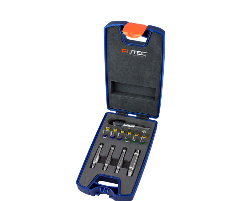 OPTI-LINE Screw removal bit set